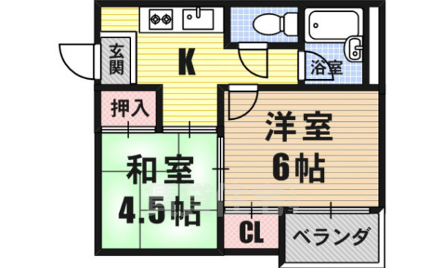 ヴィラ港晴の間取り