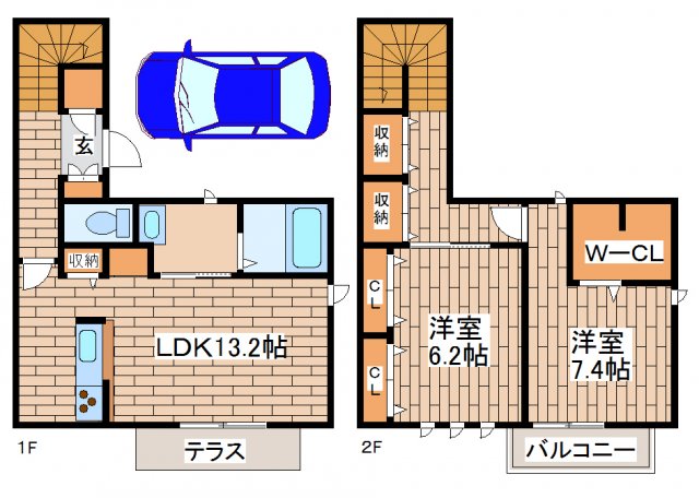 LS妙法寺の間取り