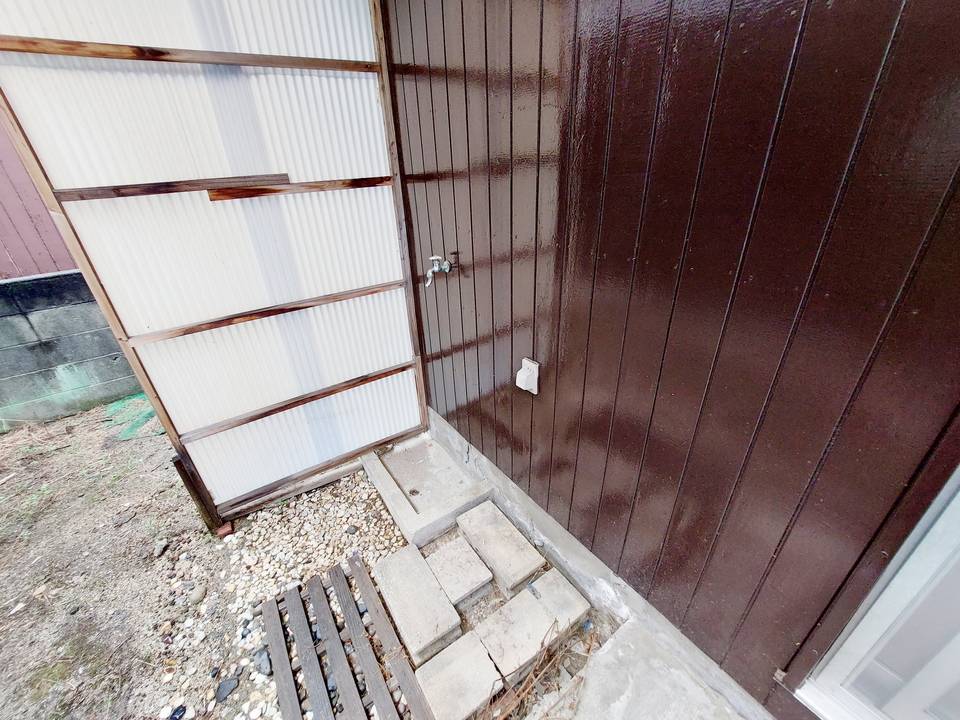 洗面設備　洗濯機置場