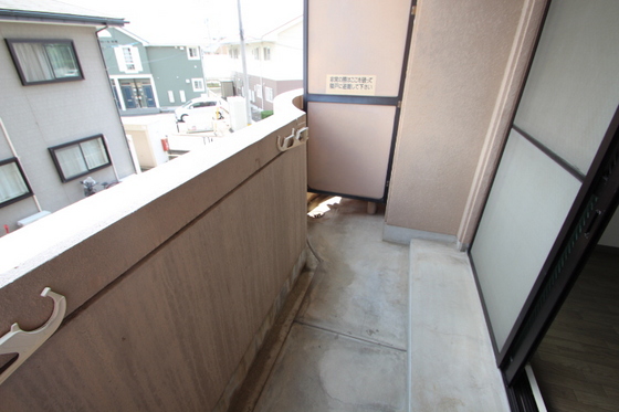 バルコニー　※別部屋の写真です