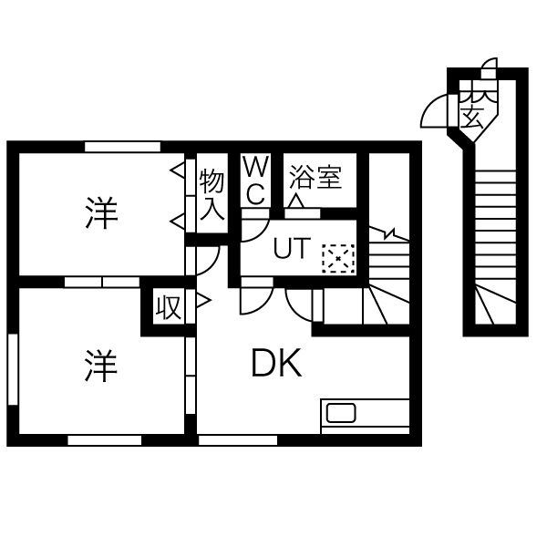 レ・ブレストの間取り