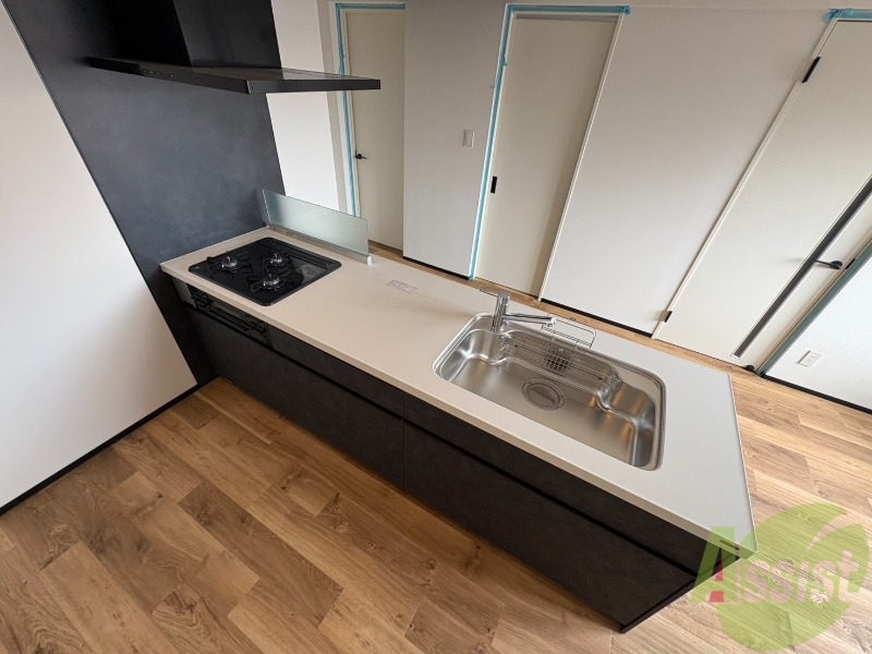 キッチン　システムキッチンなので、すぐお料理に使えます！