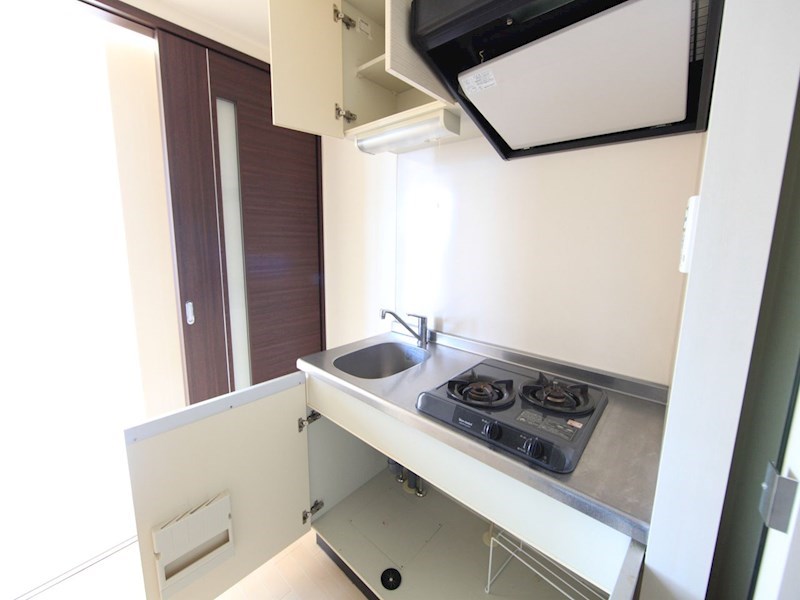 キッチン　システムキッチン（ガス2口コンロ付）