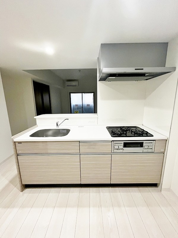 キッチン　★システムキッチングリル付き/3口コンロ★