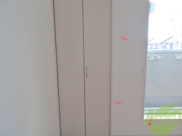 収納　クローゼットがあるので荷物が増えても安心ですね