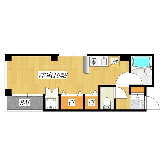 センタービレッジコガの間取り