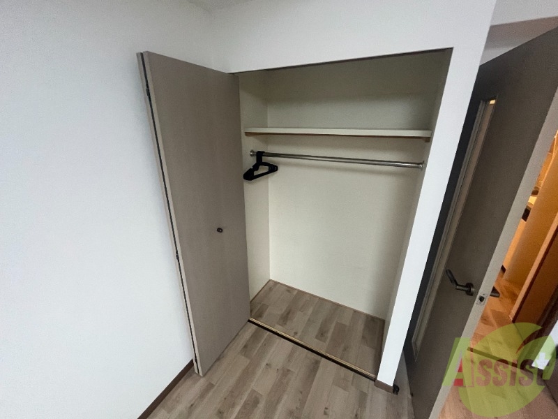 収納　モデルルームのお写真になります。