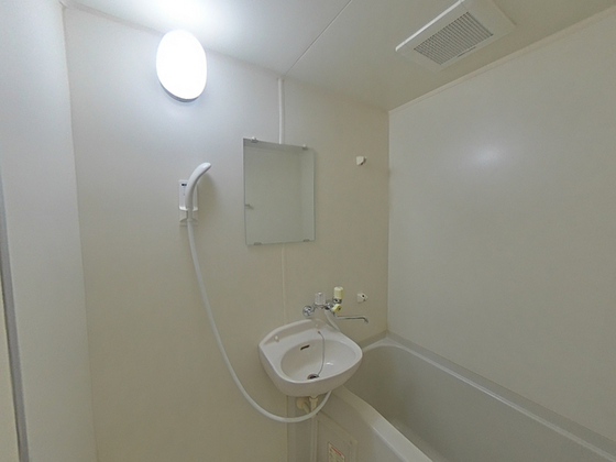 洗面設備　※他の号室の写真です。