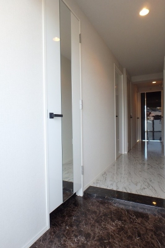 玄関　他物件参考画像。建具・壁・床色は異なります。現況優先。