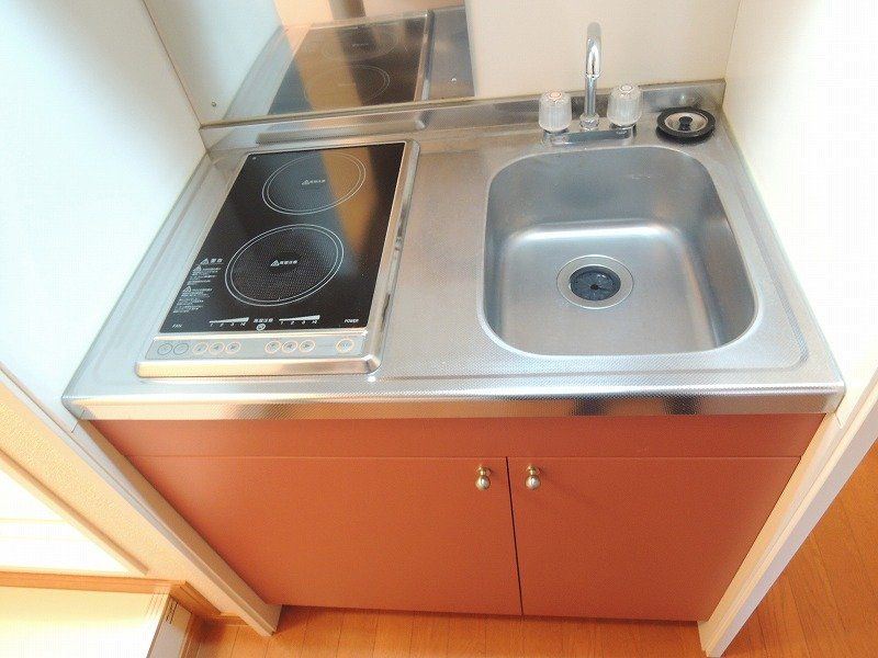 キッチン　電気コンロ２口.