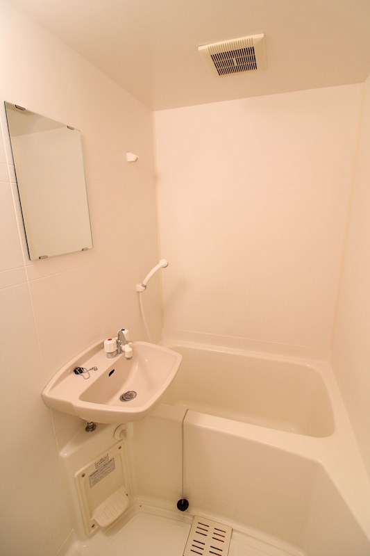 バス・シャワールーム　洗面台がついており、便利です。