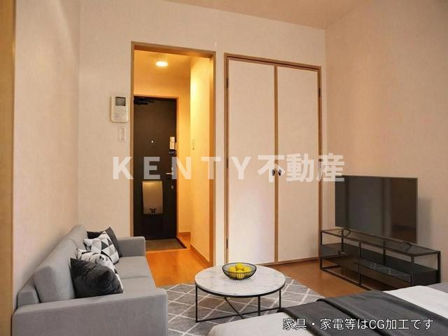 居室・リビング　こちらの居間で趣味の時間をお楽しみください