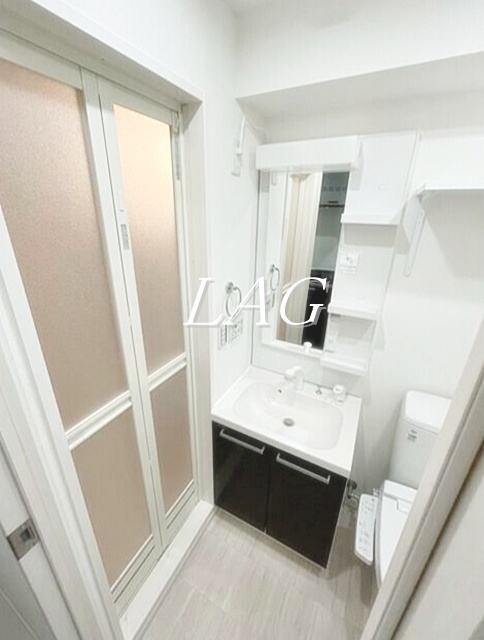 洗面設備　洗面台です。