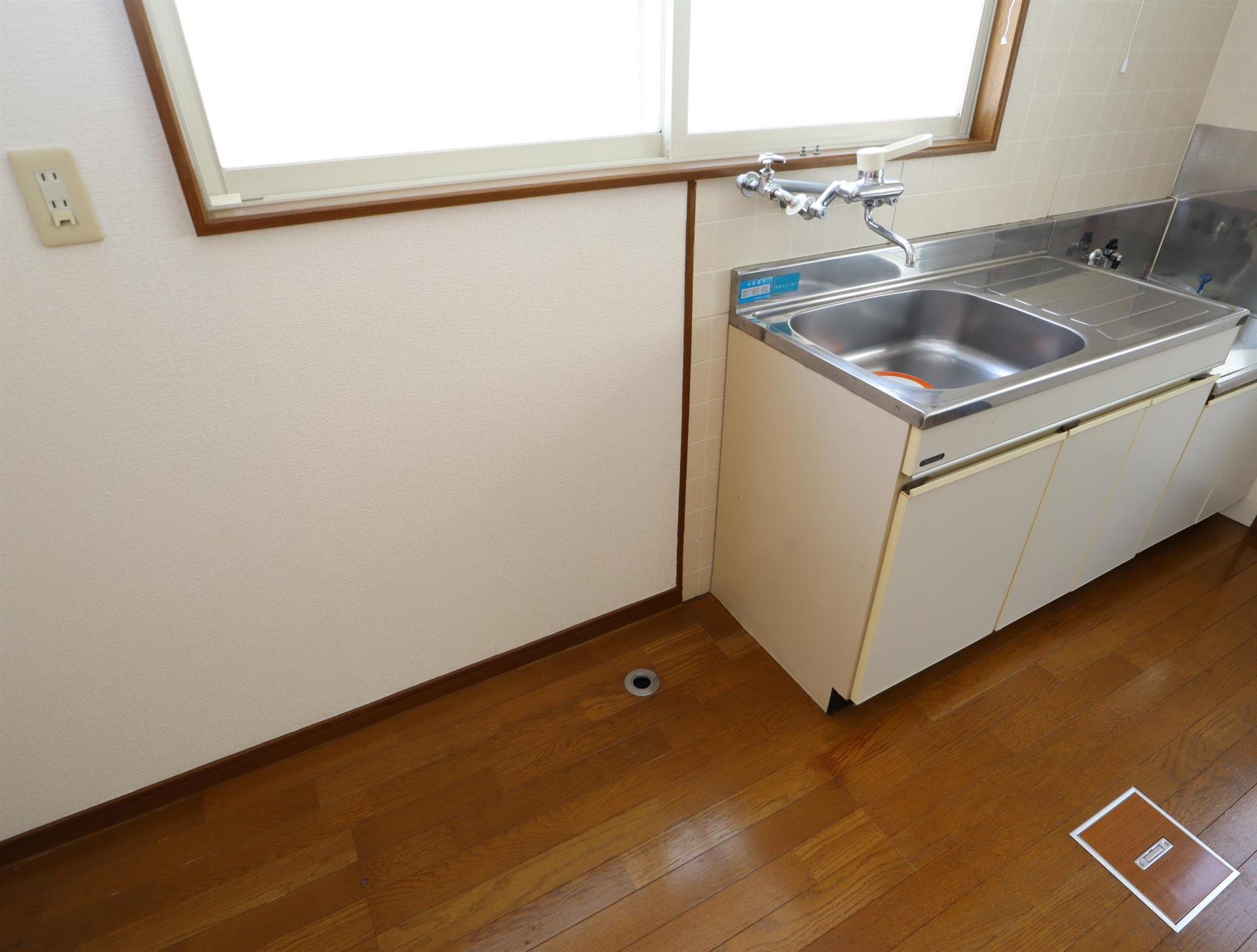 洗面設備　洗濯機置場