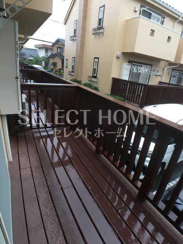 バルコニー　落ち着いた時間を過ごせるバルコニーです