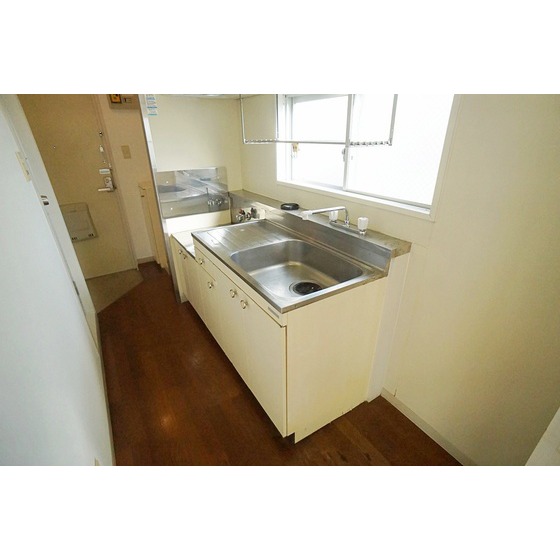 キッチン　ガスコンロ設置可