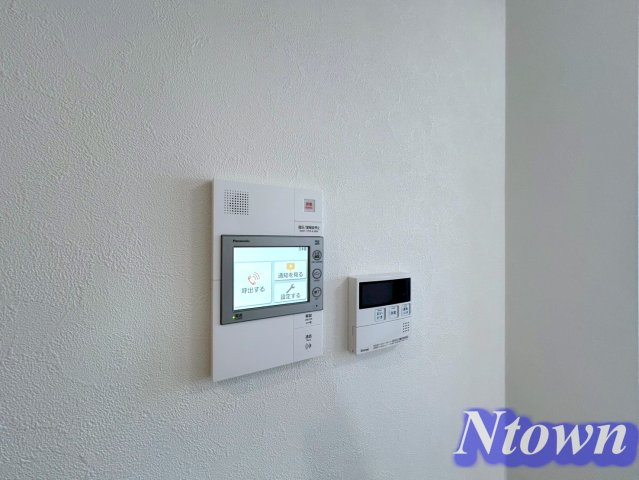 セキュリティ　モニター付きです。