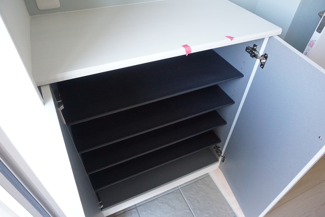 玄関　玄関のシューズボックスです♪