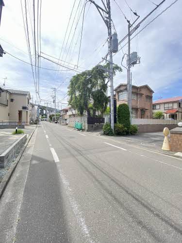 眺望　物件前道路