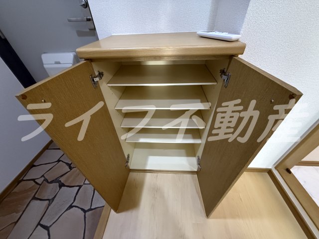 収納　収納のためのスペースです