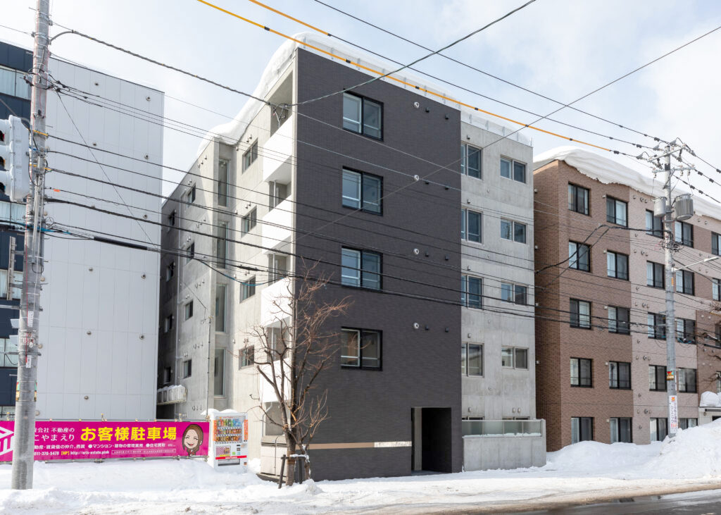建物外観　Ｗｉ－Ｆｉ付ネット無料採用のマンション募集開始です♪