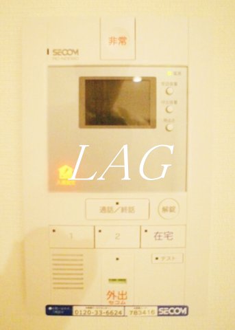 セキュリティ　モニター付きインターフォンです。