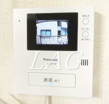 セキュリティ　モニター付きインターホンです。