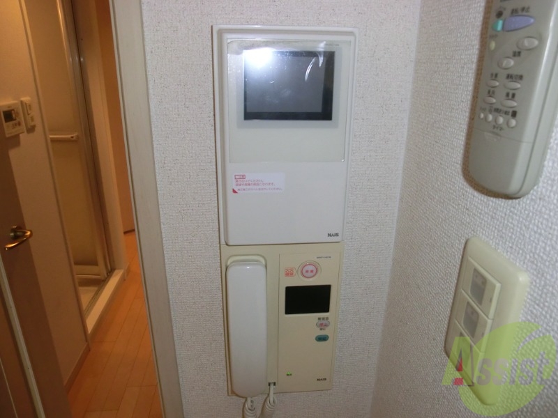 セキュリティ　室内洗濯機置き場です☆
