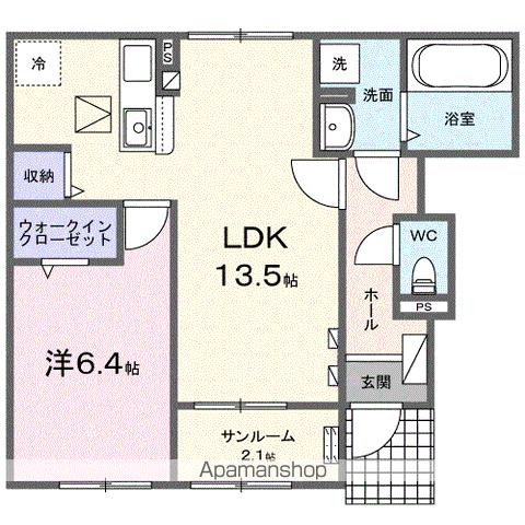 テラス623の間取り写真