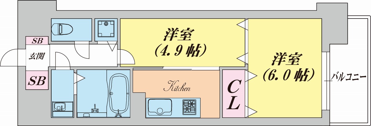 M’sレジデンス神戸の間取り写真