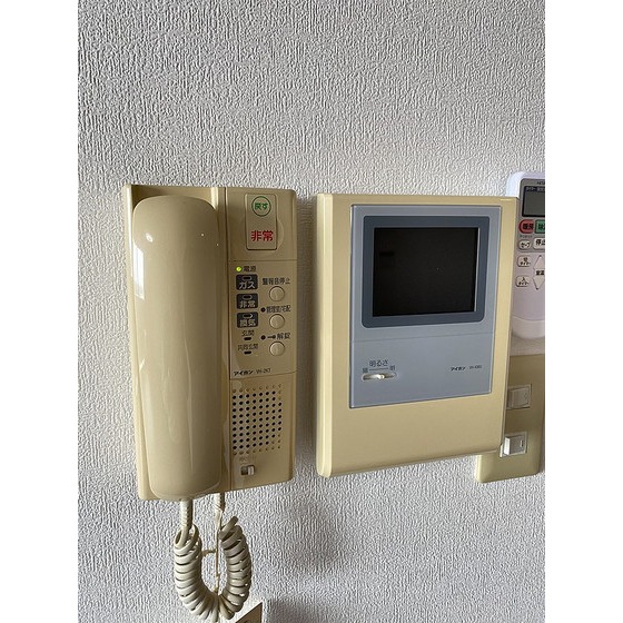 セキュリティ　オートロック連動モニタ付きドアホン