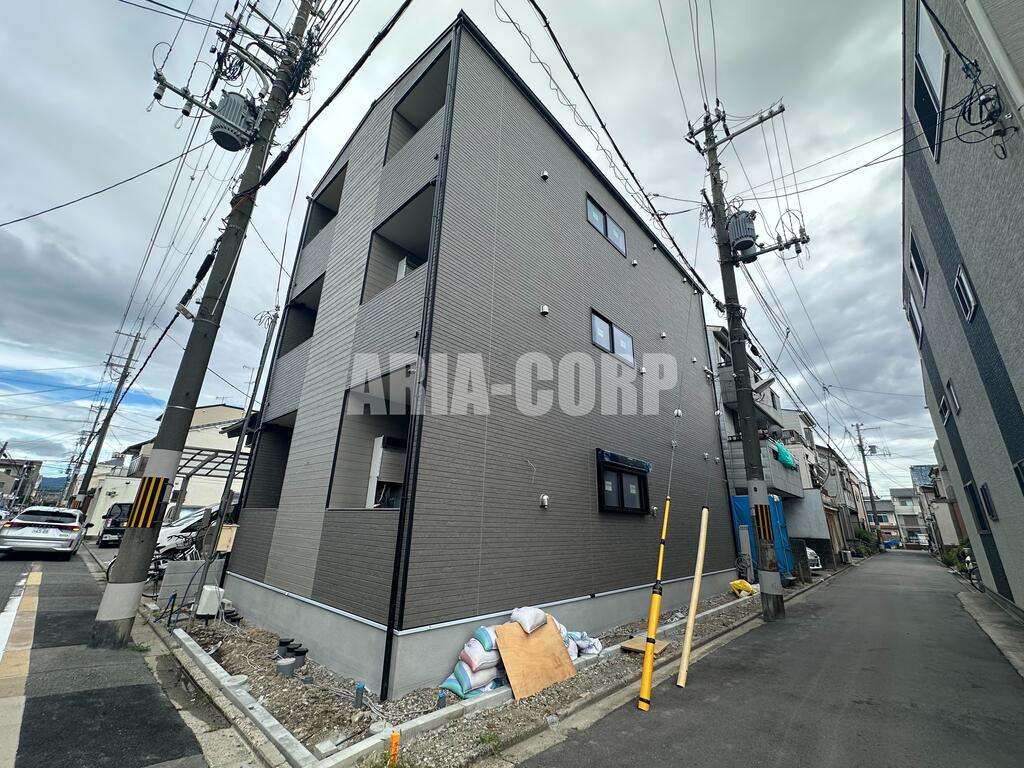 建物外観　2026年完成、大手ハウスメーカー施工のデザイナーズアパート