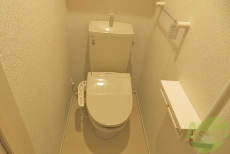 トイレ　トイレはウォシュレット付きです！シャワートイレは嬉しいですね