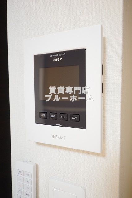 セキュリティ　安心のモニター付きインターホン！