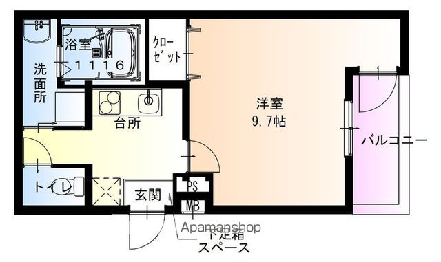 フジパレス平野公園II番館の間取り写真