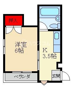 シャルマン下田の間取り写真