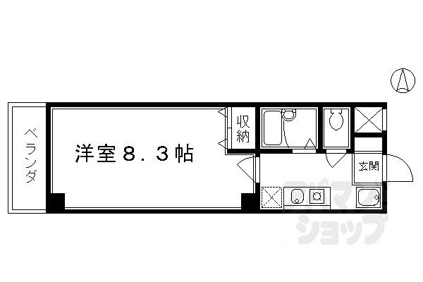 GLORIOUS kyotoの間取り写真
