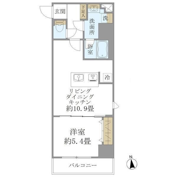 PREMIUM CUBE 上野 PREMIUM CUBE 上野の間取り写真