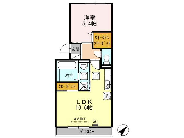 ローズ新町の間取り写真