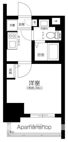 都電荒川線 早稲田駅 徒歩2分 11階建 築16年の間取り写真