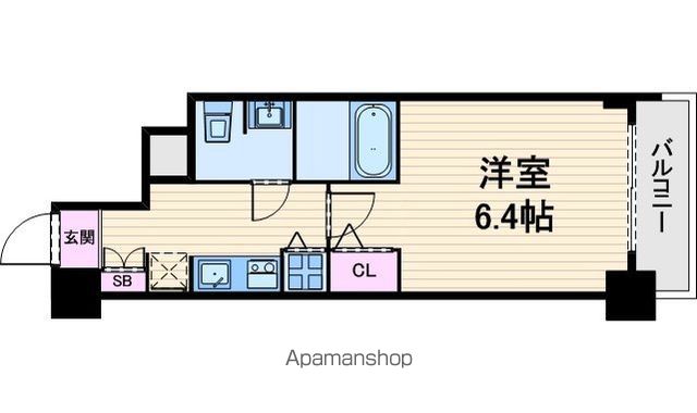 サムティ北浜大手通の間取り写真
