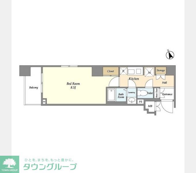 ラクラス市川の間取り写真