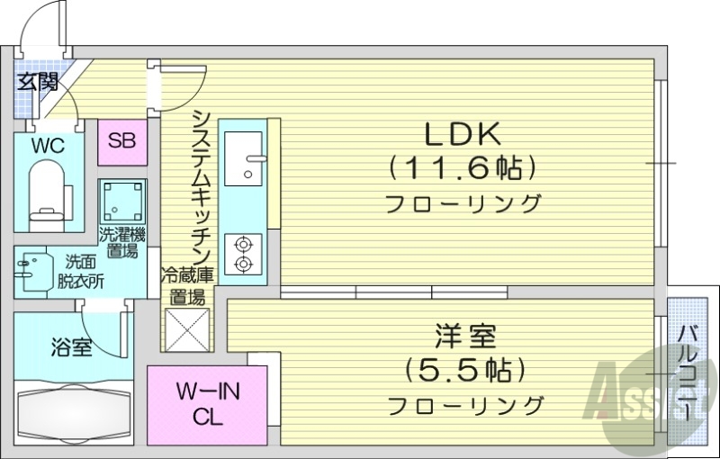solflorの間取り写真