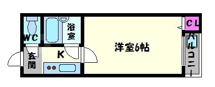 サンスリーハイツ京橋の間取り写真