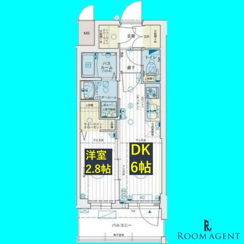 地下鉄東山線 中村日赤駅 徒歩6分 10階建 築2年の間取り写真