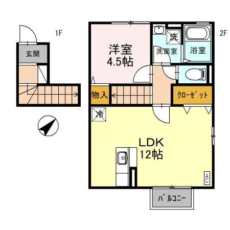ステラ圭の間取り写真