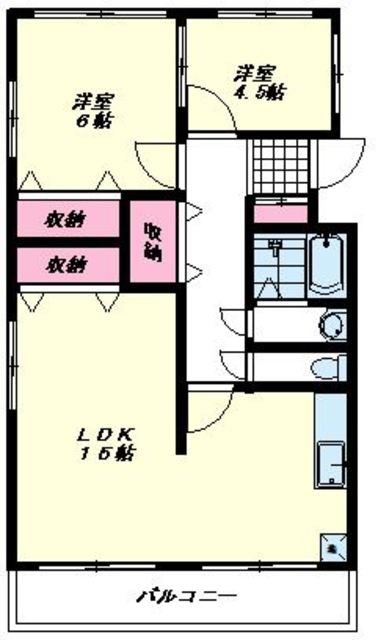 池第一コーポの間取り写真
