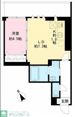 つむぎの杜 西荻みなみの間取り写真