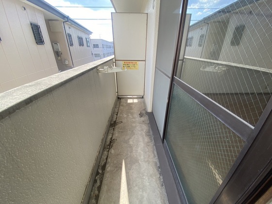 バルコニー　※別号室の写真です