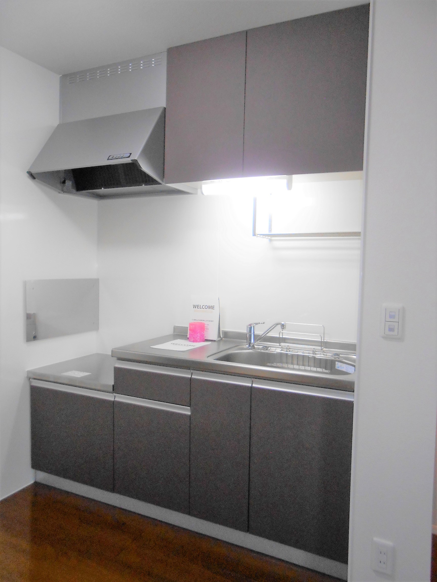 キッチン　独立型のキッチンです。ガスコンロ対応です！